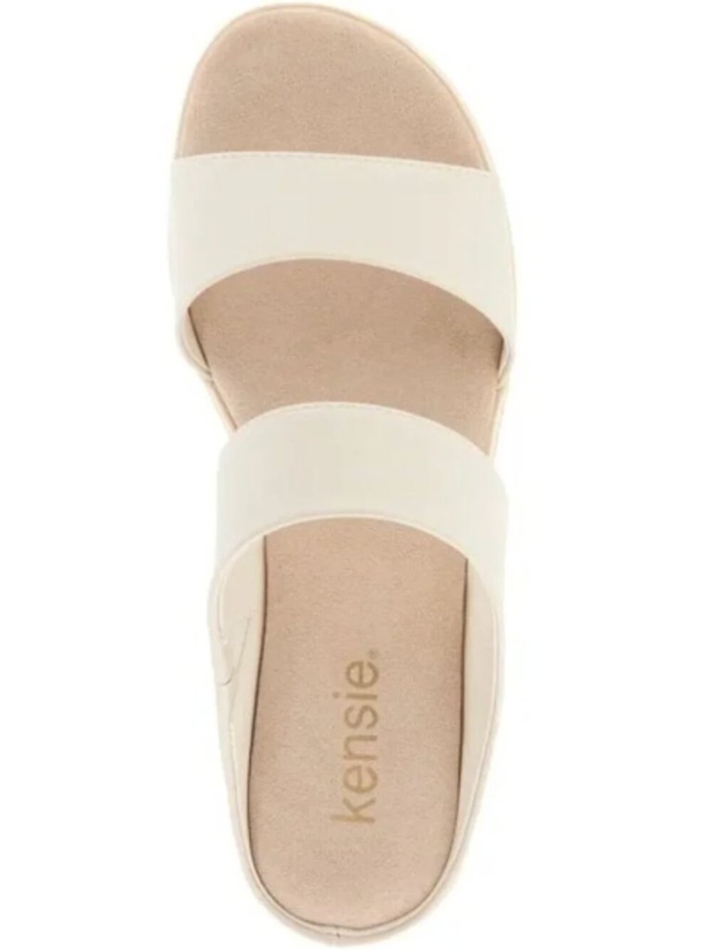 NWT Kensie Endy Comfort Double-Strap Slide Sandals - Picture 2 of 5